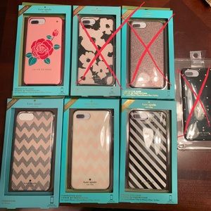 ❌SOLD❌ Kate Spade iPhone 7 Plus Cases Bundle ♠️